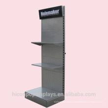 Boost Your Brand Top Signage Tools Retail Freestanding Tall Perforated Sheet Metal Display Stand